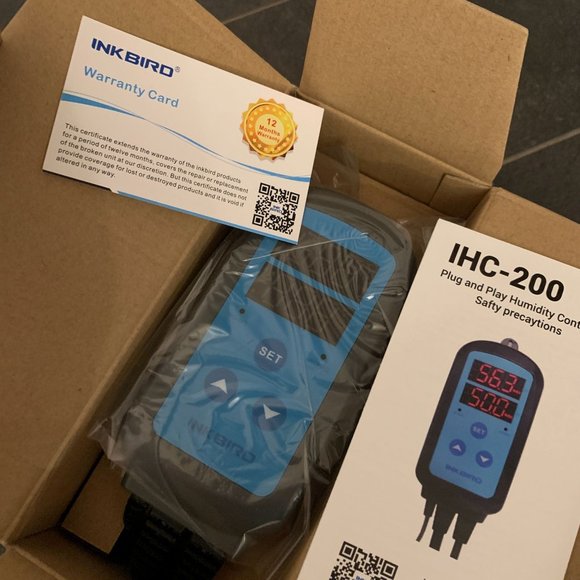 Inkbird Digital Wi-Fi Humidity Controller IHC-200 Dual Outlet Pre-Wired … - Picture 10 of 10